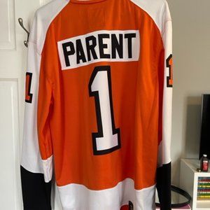 Bernie Parent Fanatics Vintage Flyers Jersey With Tags! (XS)